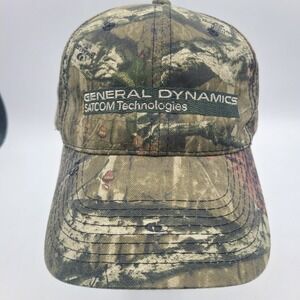 General Dynamics Satcom Mossy Oak Break Up Infinity Camo Adjustable Cap Hat
